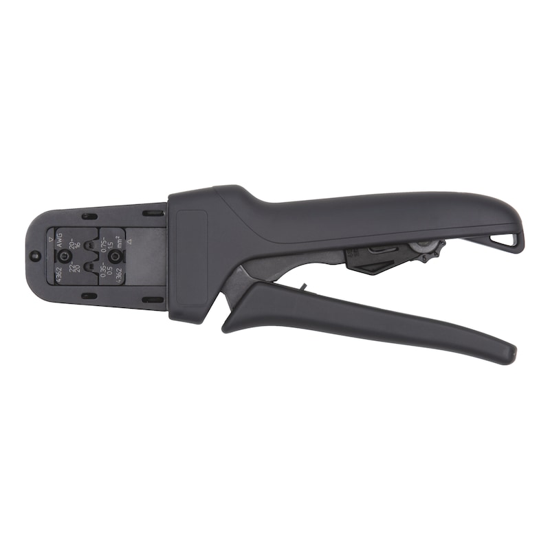 Crimping pliers With integrated locator - 1