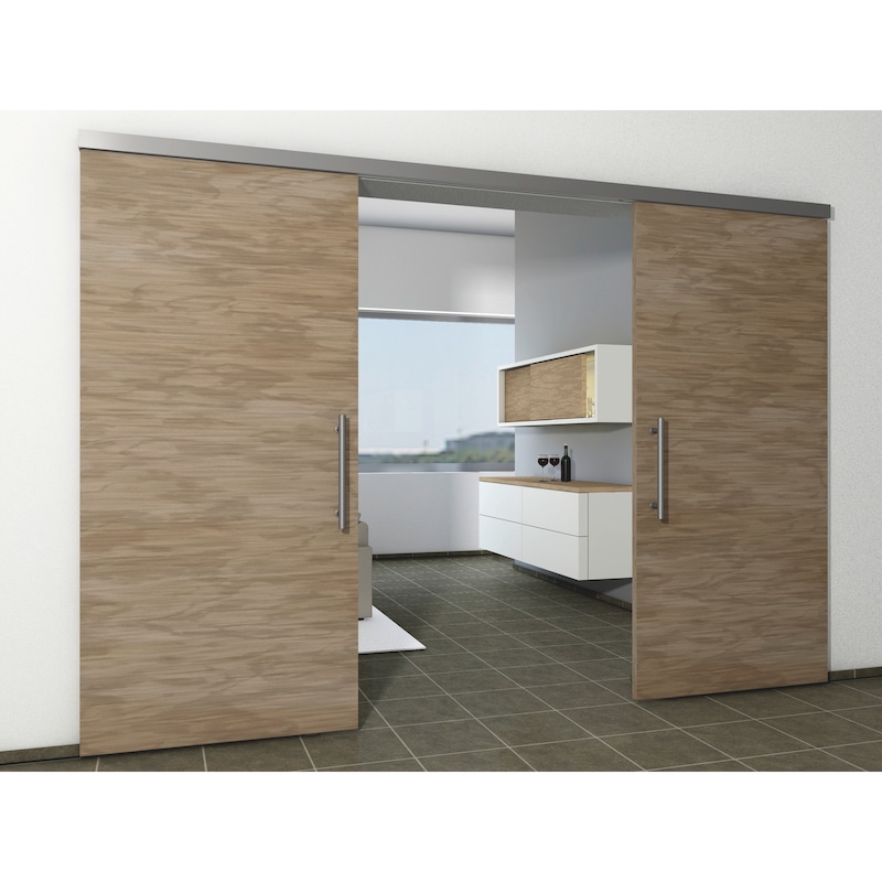 Synchronisations-Set ABILIT für zweiflügelige Türen aus Holz - 3