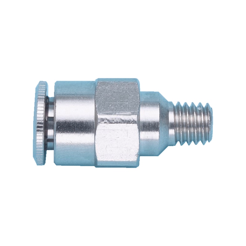 Straight screw-in connector, insertable For central lubrication units - 1