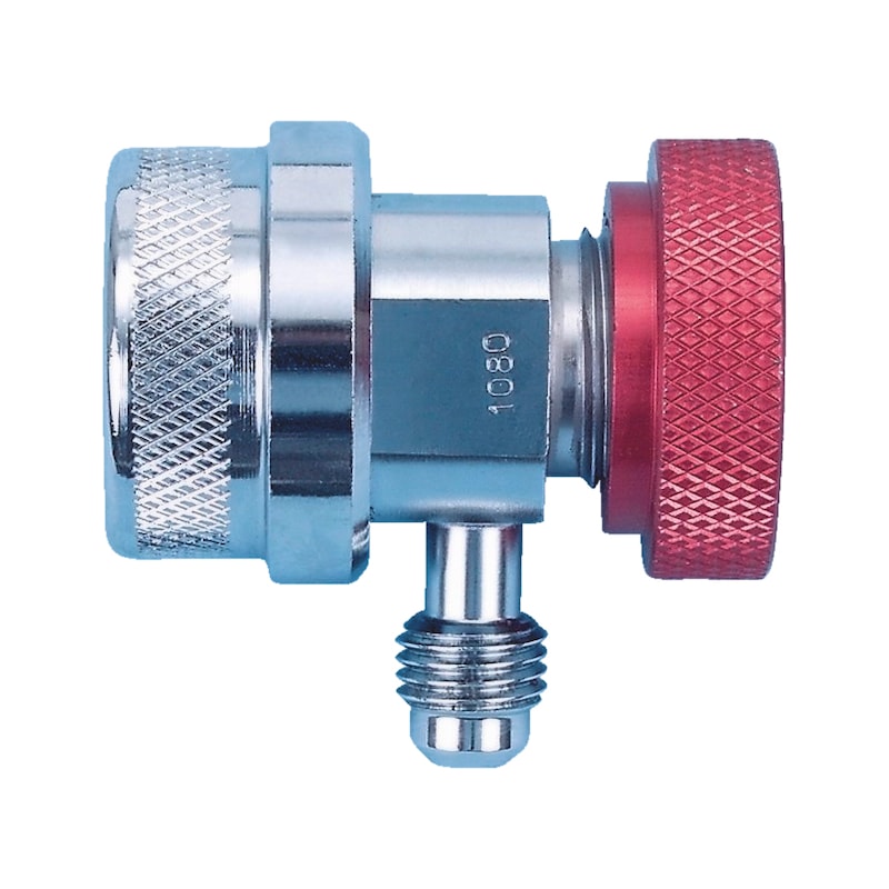 Quick-release service coupling With SAE male thread - QCKCUPL-F.A/C-HIPRES-3/8IN
