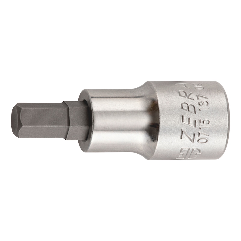 1/2 inch socket wrench insert, metric - SKTWRNCH-1/2IN-HEXSKT-WS9-L60MM