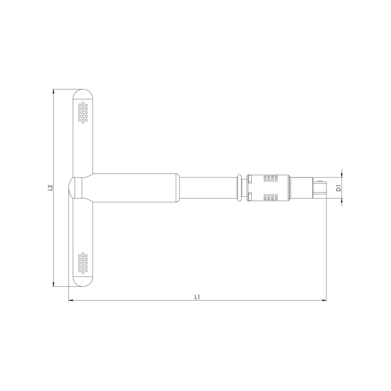 VDE 3/8 inch T-handle - 2
