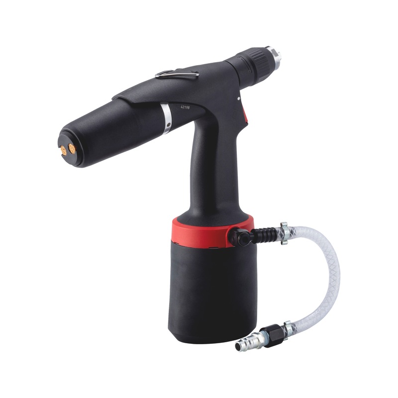 Cofan Kit Rivettatrice Pneumatica Professionale | Per Rivetti Da 2,5 A 5 Mm | Ideale Per Auto, Officina E Fai Da Te | 09000501
