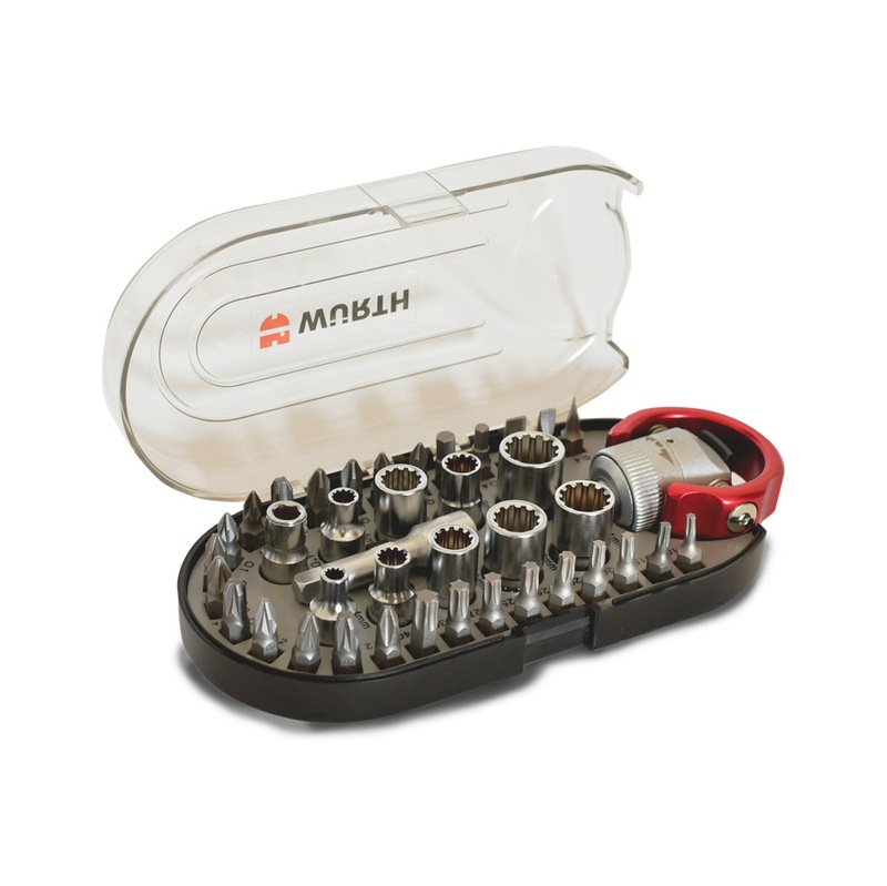 Surtido de llaves de vaso de 1/4 pulg. 40 pzs.