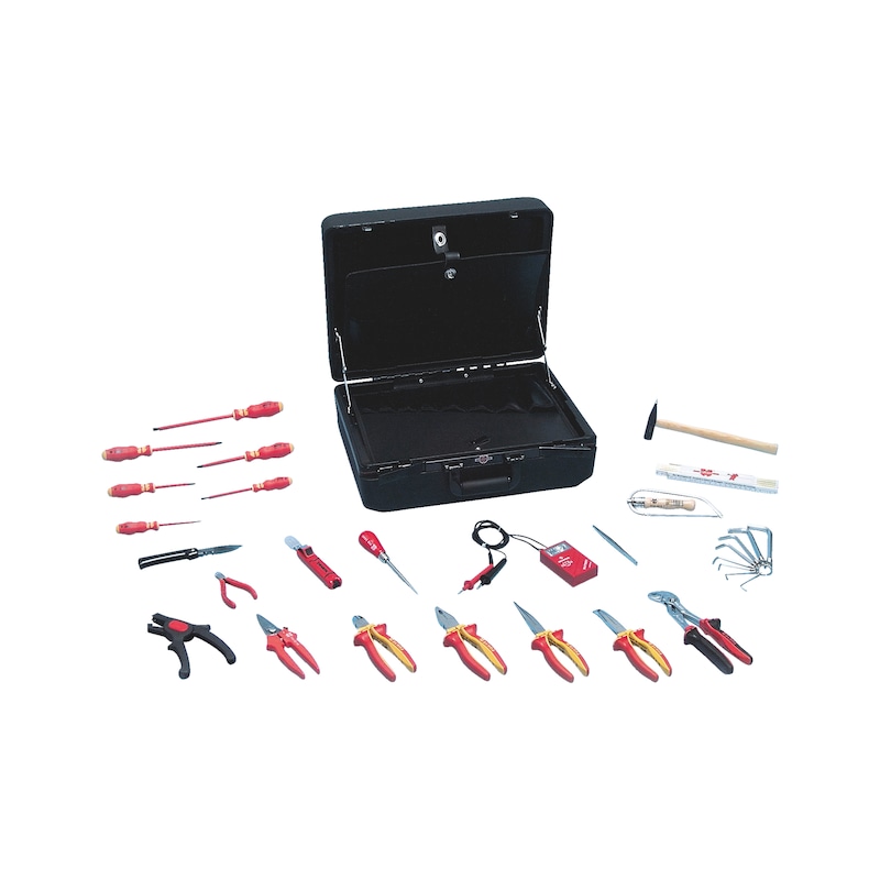 Standard electrician's tool case 31 pieces
