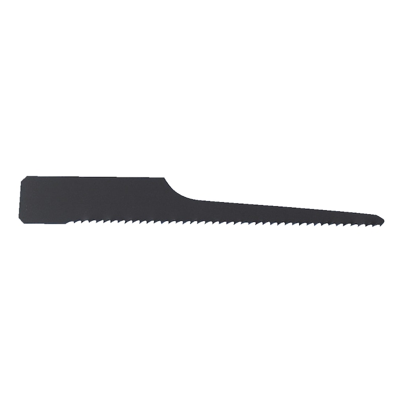 Body saw blade with flat adapter