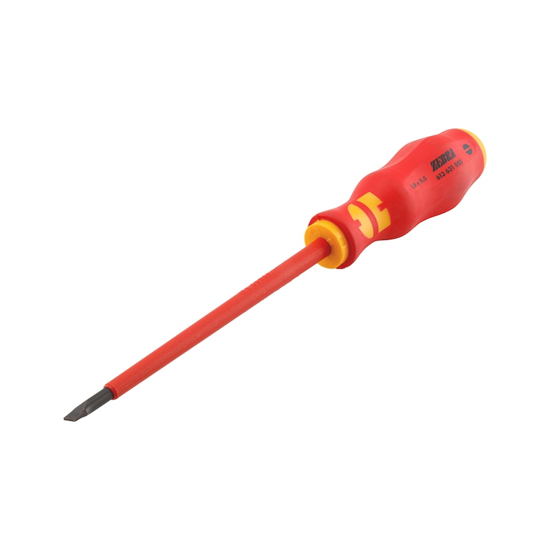 VDE screwdriver, flat slotted - SCRDRIV-VDE-SL-1X5,5X125