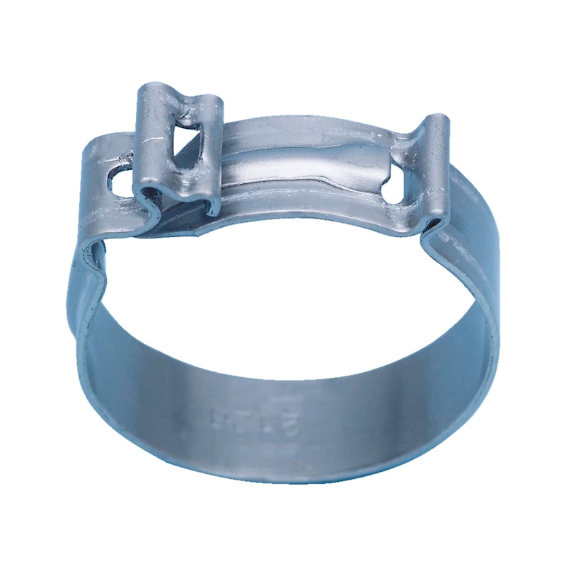 Screwless hose clamp low overall height - 3