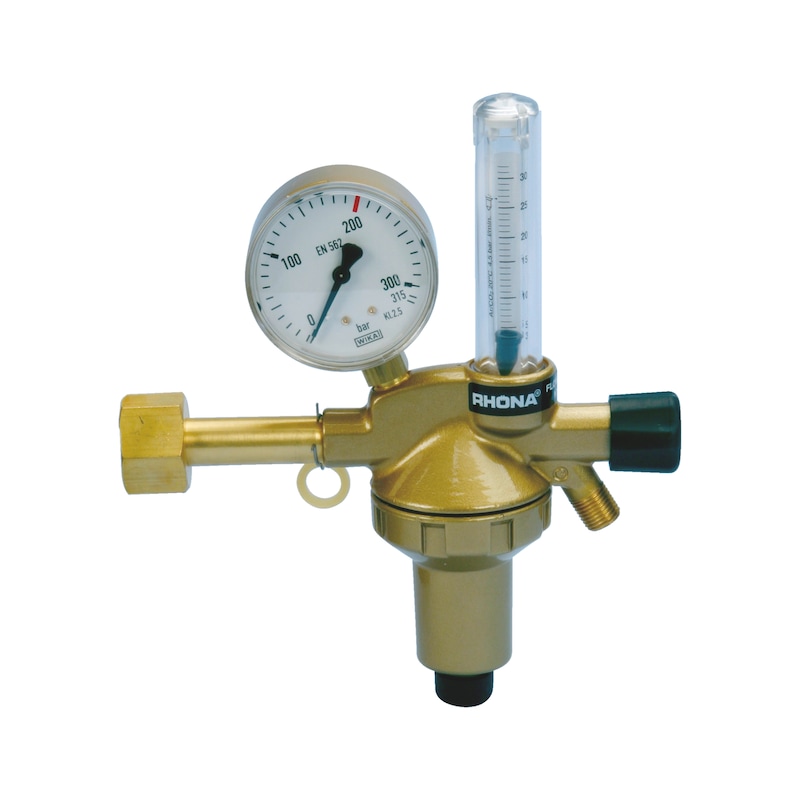 Bottle Pressure Reducer - PRESREGL-ARGON/CO2-(DIN-FLOW)