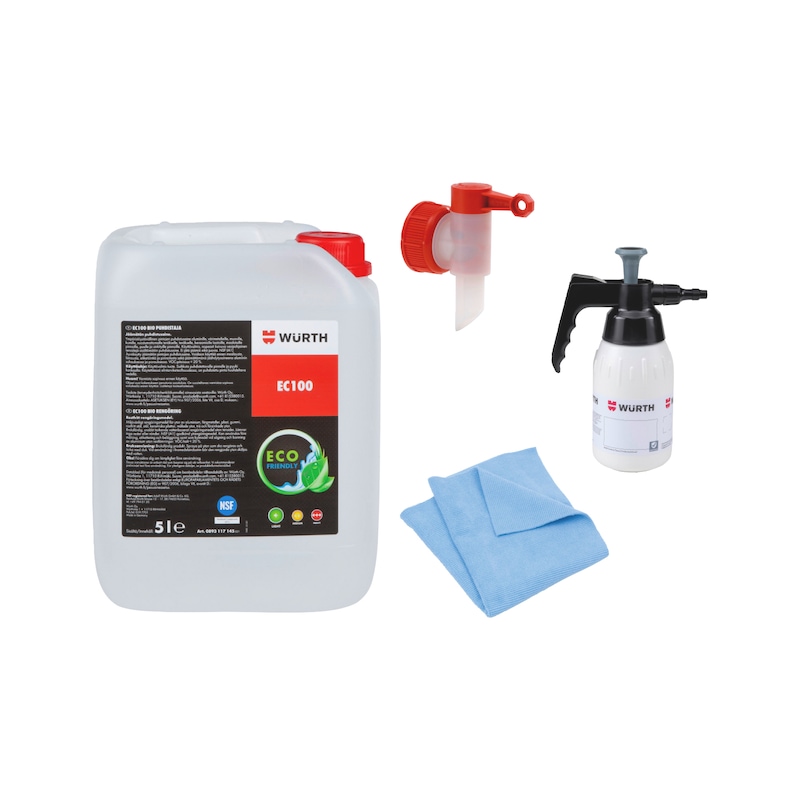 Oberflächenreiniger EC100 Set 6-teilig