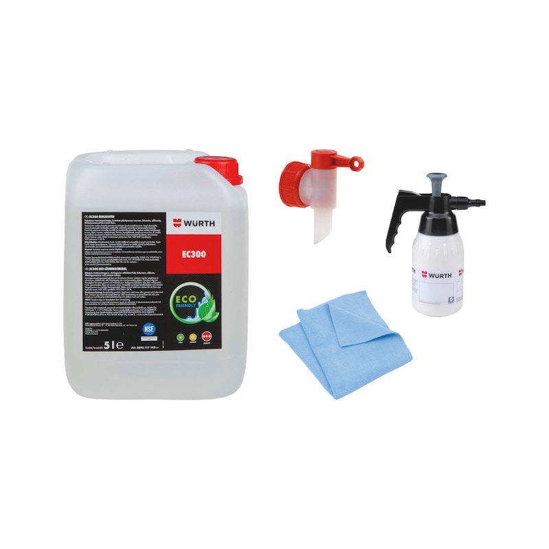 Oberflächenreiniger EC300 Set 6-teilig