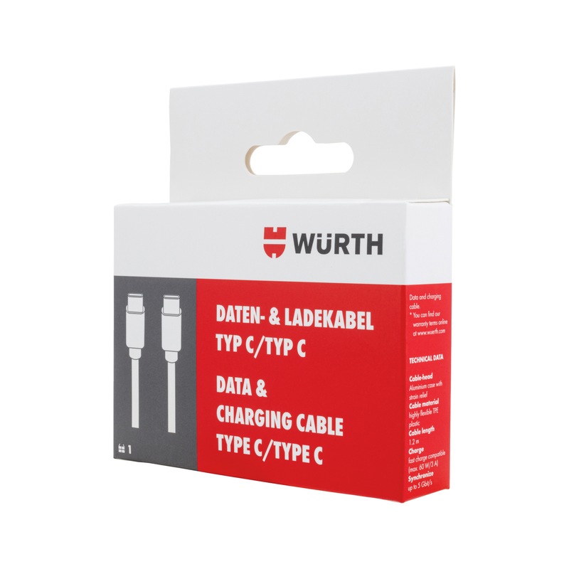 Daten- und Ladekabel Typ C online kaufen | WÜRTH