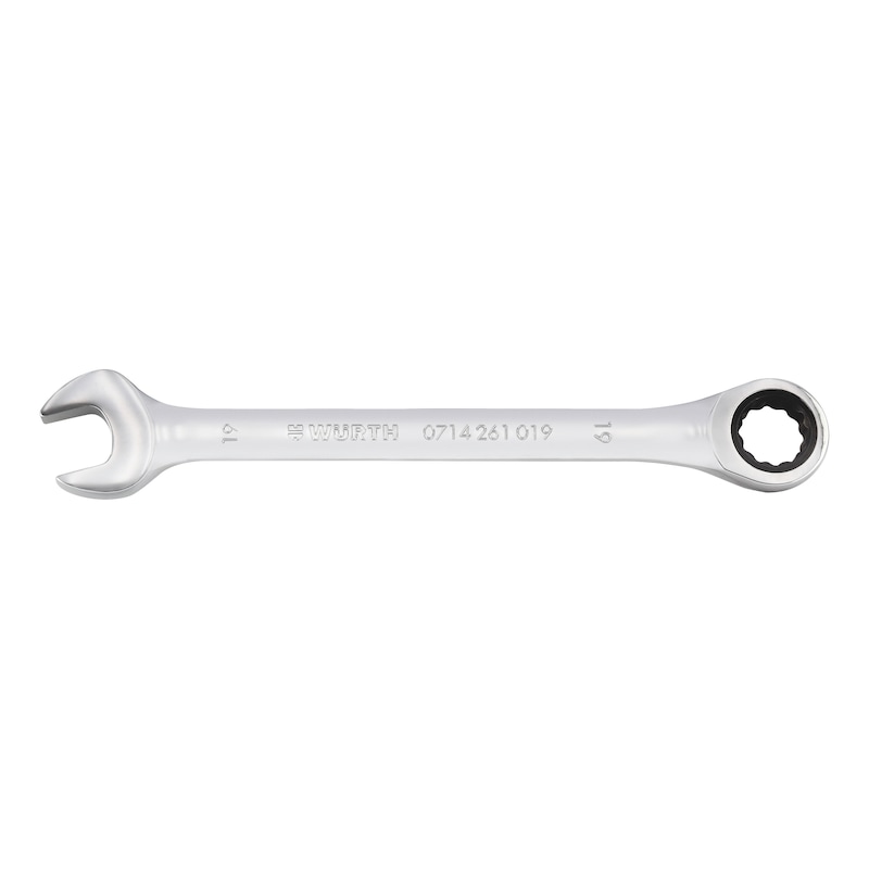 Ratchet combination wrench set, metric, straight - 3