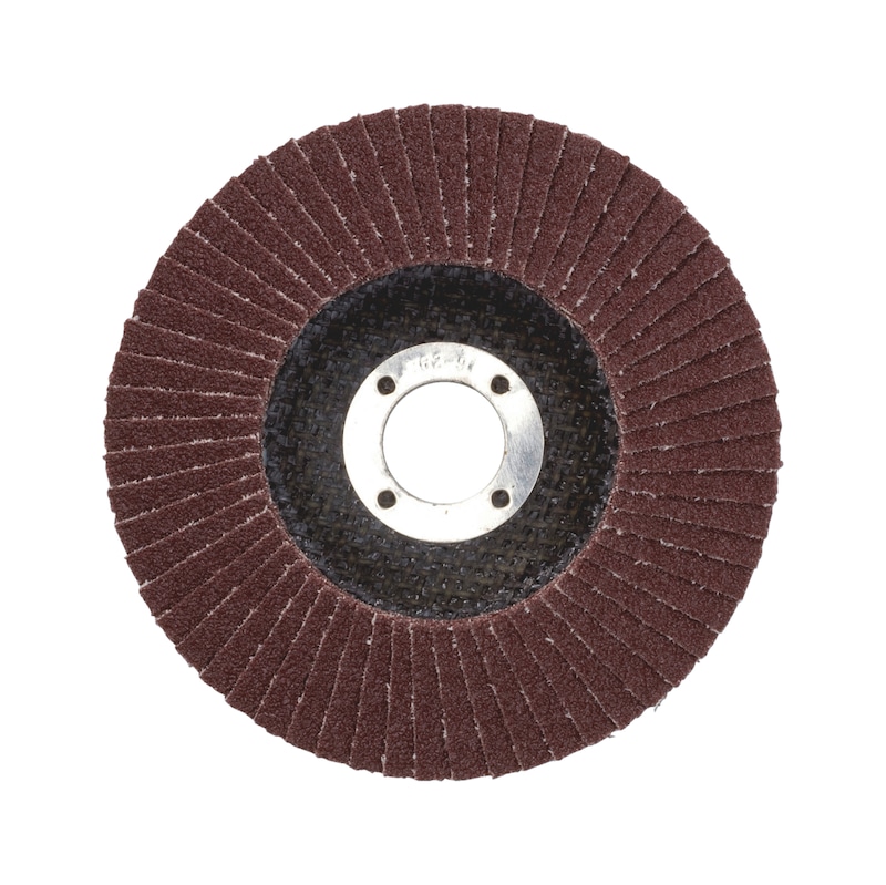 Disque de meulage segmenté pour l'acier Corindon - DISQUE-A-LAMELLES-WURTH-115X22-GR40