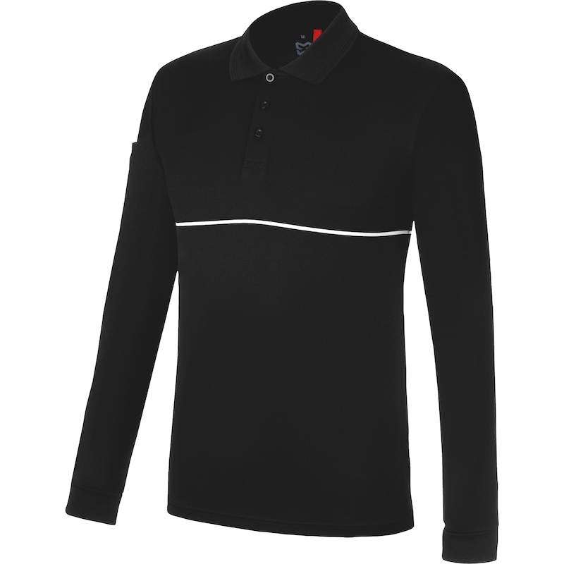 Security long-sleeved polo shirt