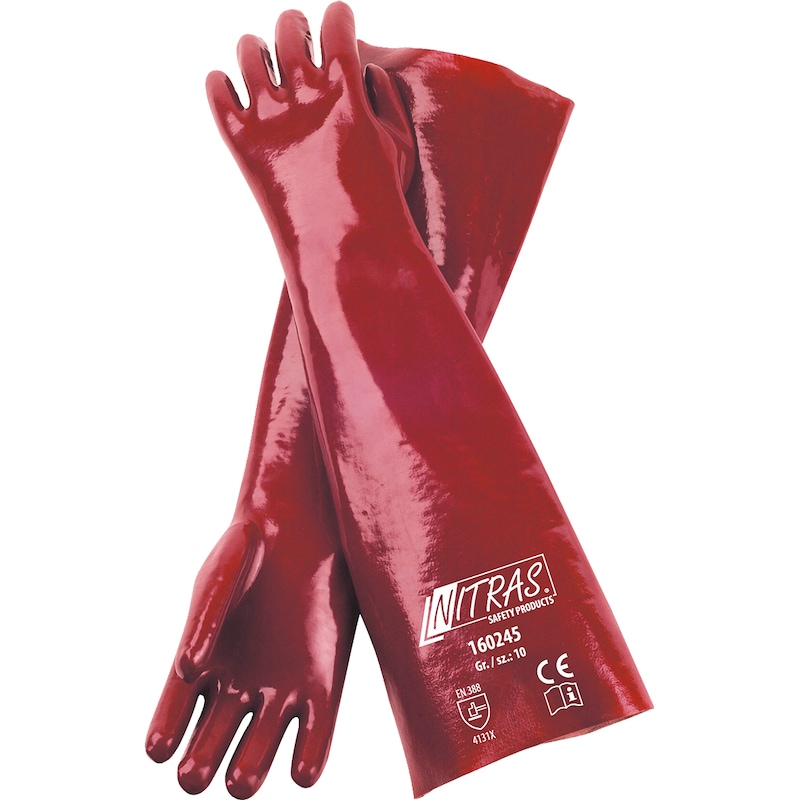 Protective glove, synthetic