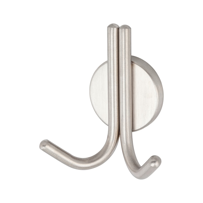 KH-A 4 clothes hook With mounting plate for concealed mounting - 1