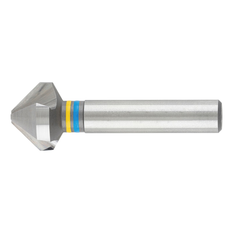 Con. countersink HSS 90° DIN 335C yellow/blue ring - 1