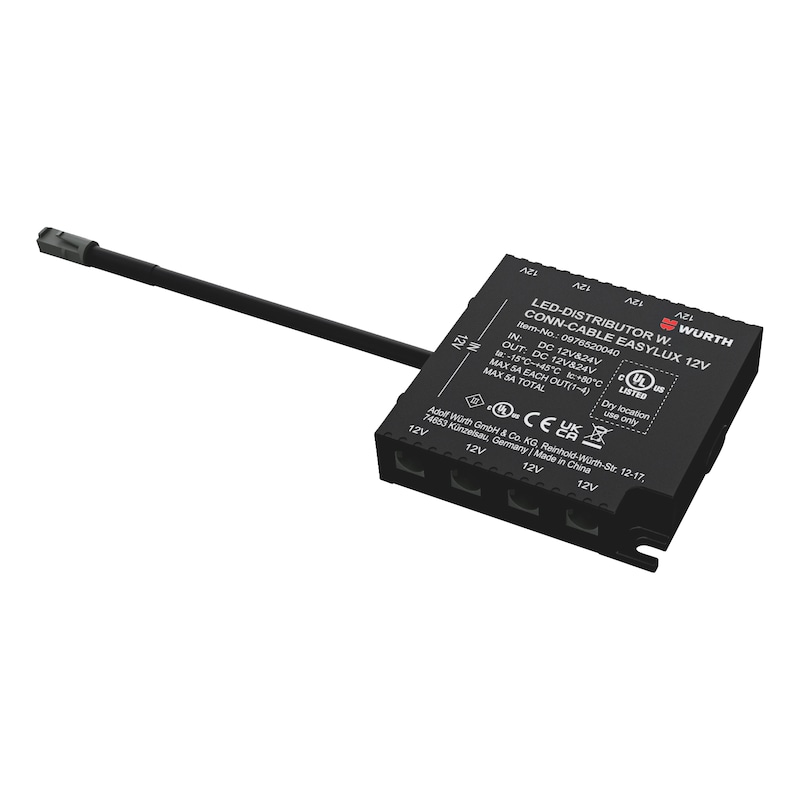 Buy LED distributor module w. conn. cable EASYLUX 12 V online WÜRTH