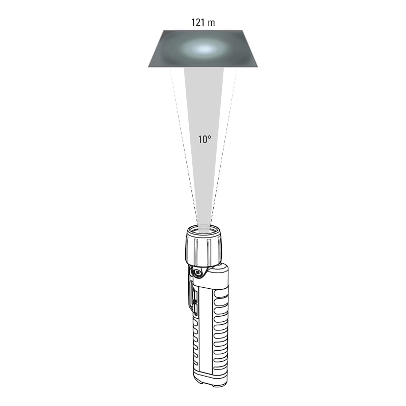 LED-Taschenlampe 4AA RFL Z0 - 3