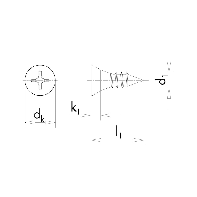 Buy DIN 7982 A2 sst, cntrsnk hd H, shape C online