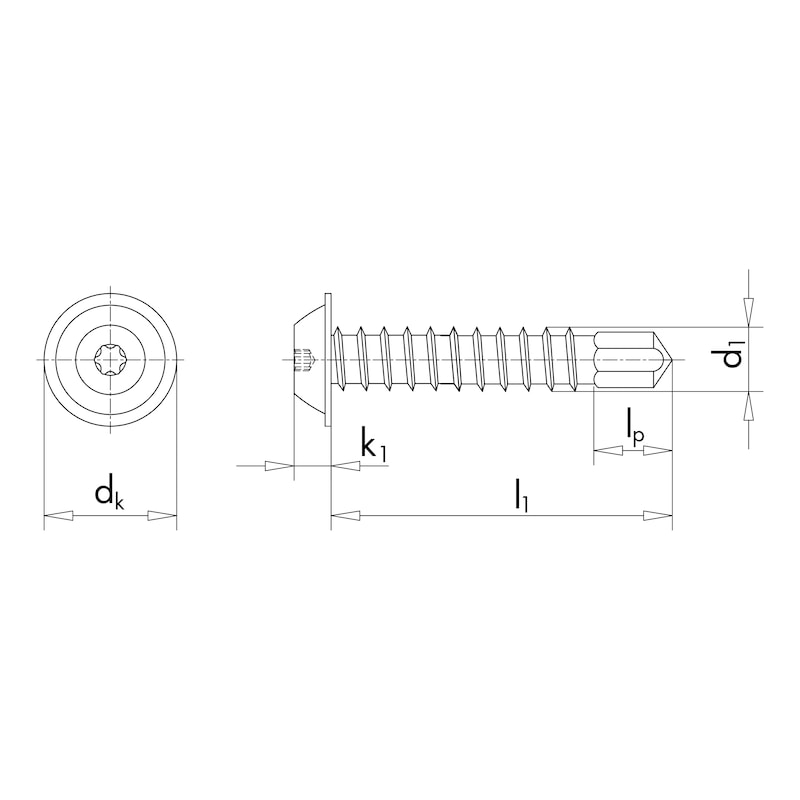 Viti inox autofil. d.3.9x38.1 per flangia NCC Viti inox autofil. d.3.9x38.1 per flangia NCC