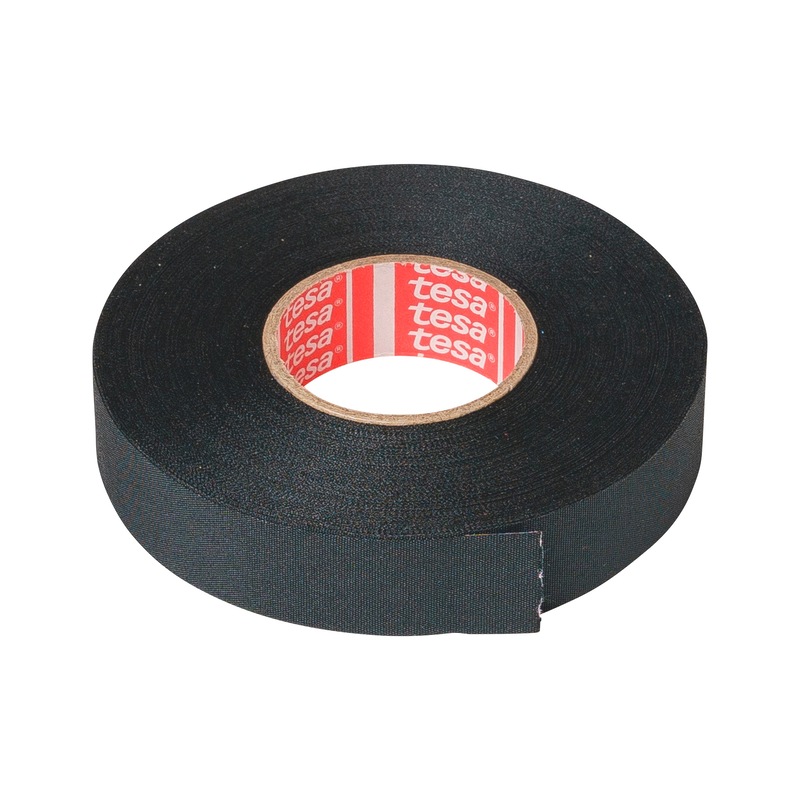 マスキングテープ、表面保護、その他 - 布化粧テープ(高耐熱) 黒 19MMX25M