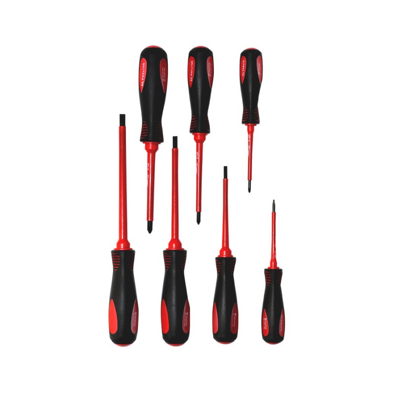 WITTE 653744 Set 5 Cacciaviti MAXX VDE Isolati - Punta Piatta E Phillips, Sicurezza Elettrica
