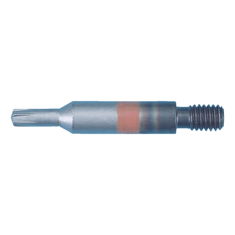 Bit AW<SUP>® </SUP>M6 mm Gewinde mit patentierem AW-Abtrieb und Farbmarkierung - BIT-AW20-LEUCHTORANGE-M6-L45MM