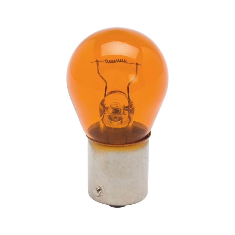 Blink- und Bremslichtlampe H21W - LAMP-BLINK/BREMS-(GELB)-BAU15S-24V-21W