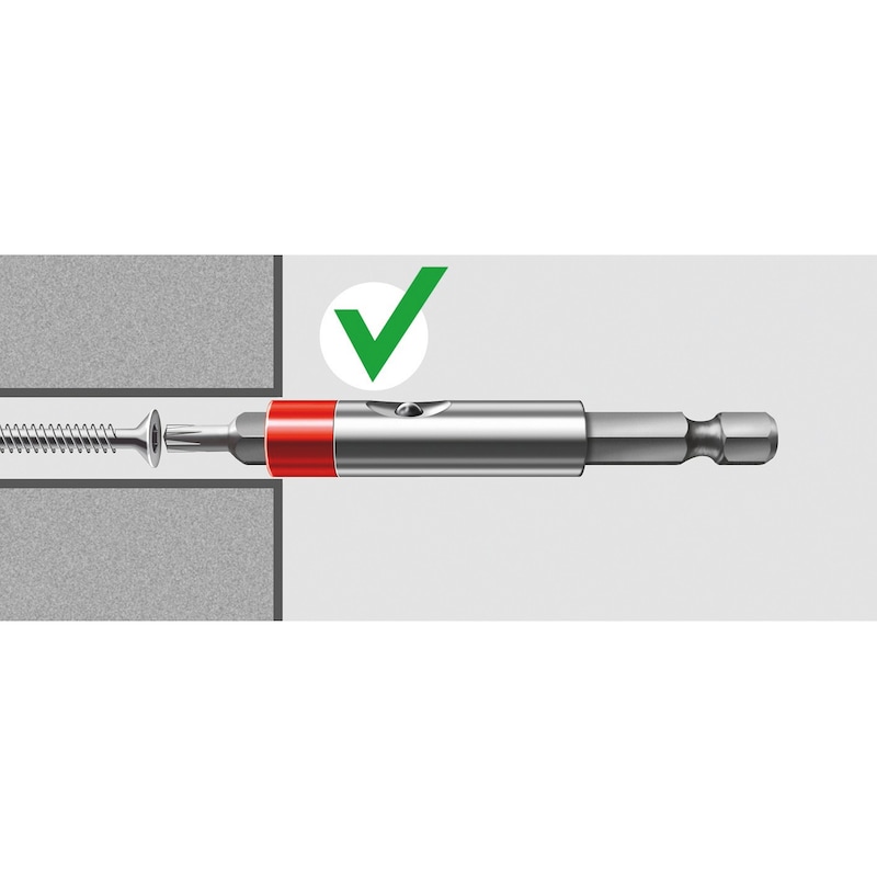 Halter Stahl Magnetbithalter Easy 15 cm Easy 6 cm oder Pro 6 cm Bithalter 