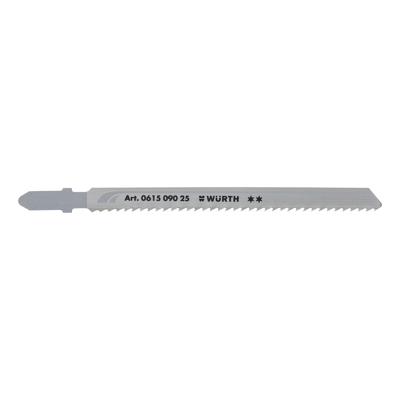 Jigsaw blade, construction, two stars for wood with nails and non-ferrous base metal