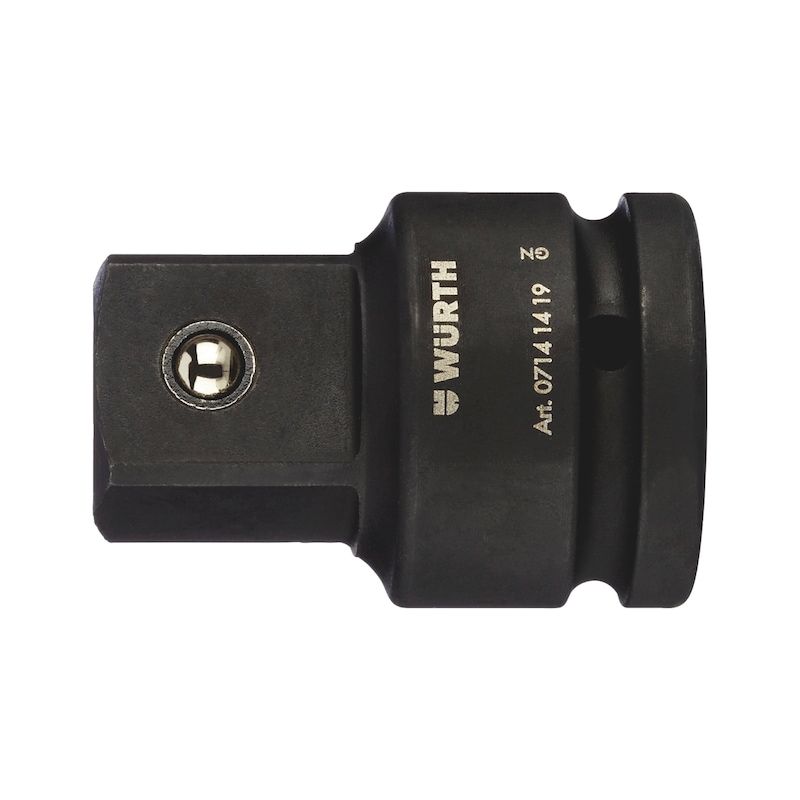 3/4 inch connector with 1 inch square drive and ball locking mechanism - ADAPT-(3/4-1IN)