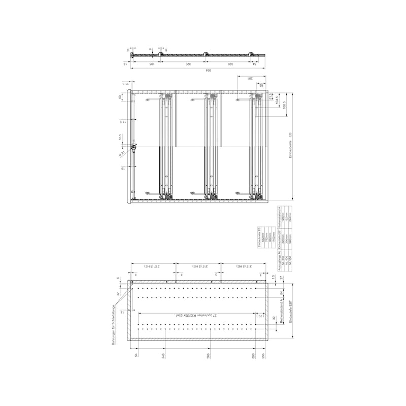 OrgaAer wide drawer Unit width: 600 mm - 3