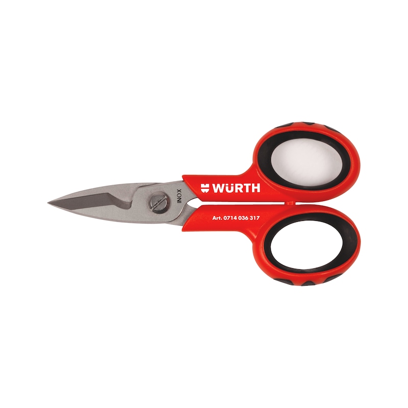 Stainless steel cutter with wire stripper notch