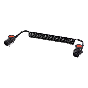 Spiral cable 15-pin 24 V ECONOMY