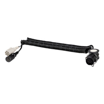 Spiral cable 15-pin to 2x 7-pin ECONOMY