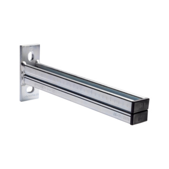 VARIFIX bracket 41/44 steel zn longitudinally weld