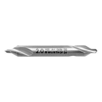DRL-CENT-MET-DIN333-A-D2,0MM