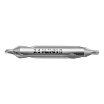 DRL-CENT-MET-DIN333-A-D2,5MM