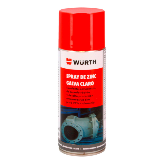 SPRAY DE ZINC GALVA CLARO, 400 ML