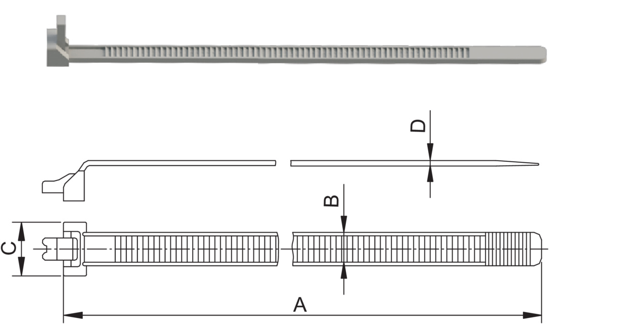 Cable tie for reopening