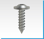 D17.01 A2 screw with flange head similar to DIN 7981 B