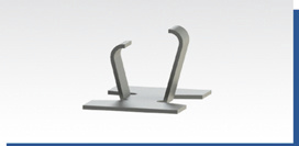 A11 Cable holder self-adhesive metal