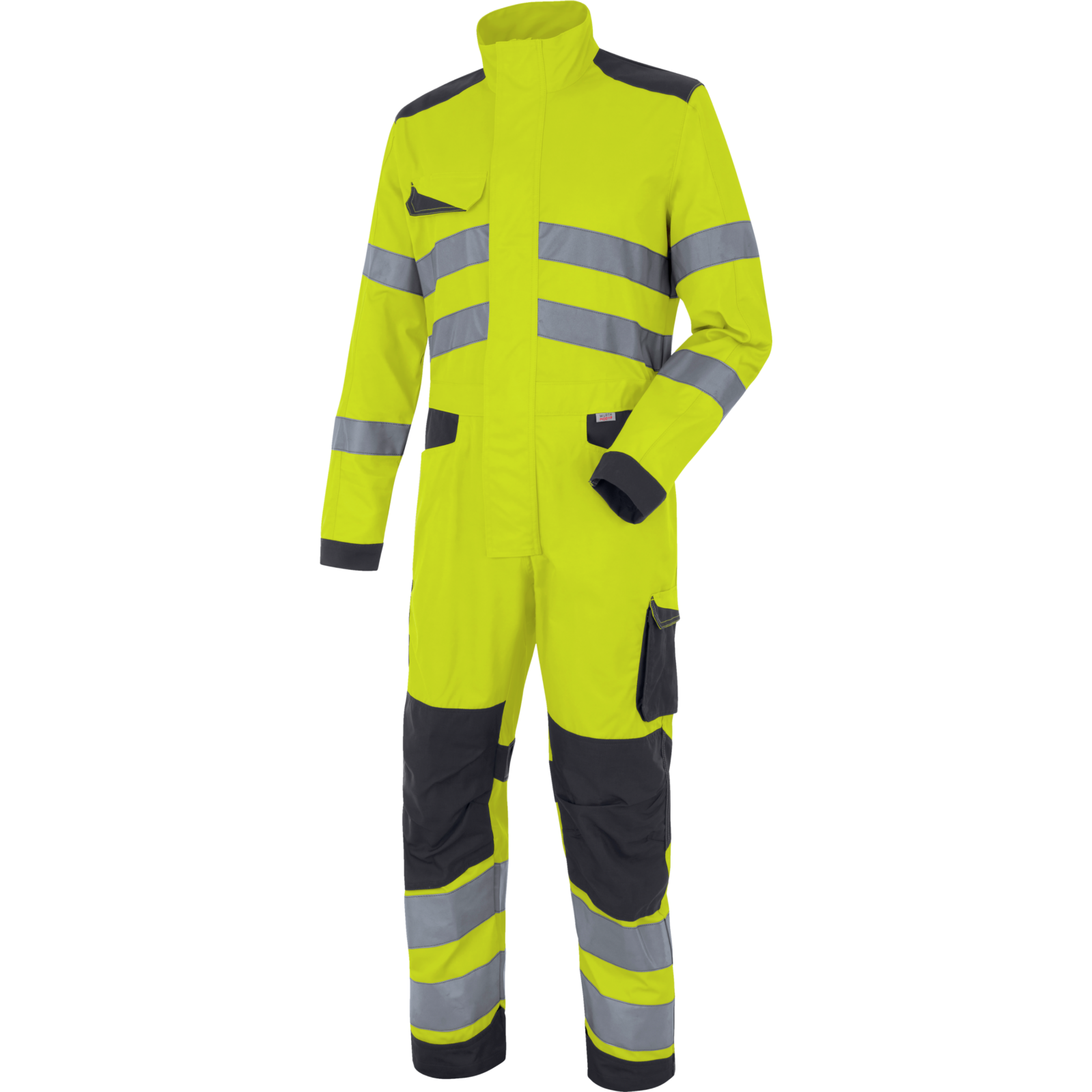 Combinaison de travail Fluo Industriel Haute-Visibilité Würth MODYF Jaune/Anthracite