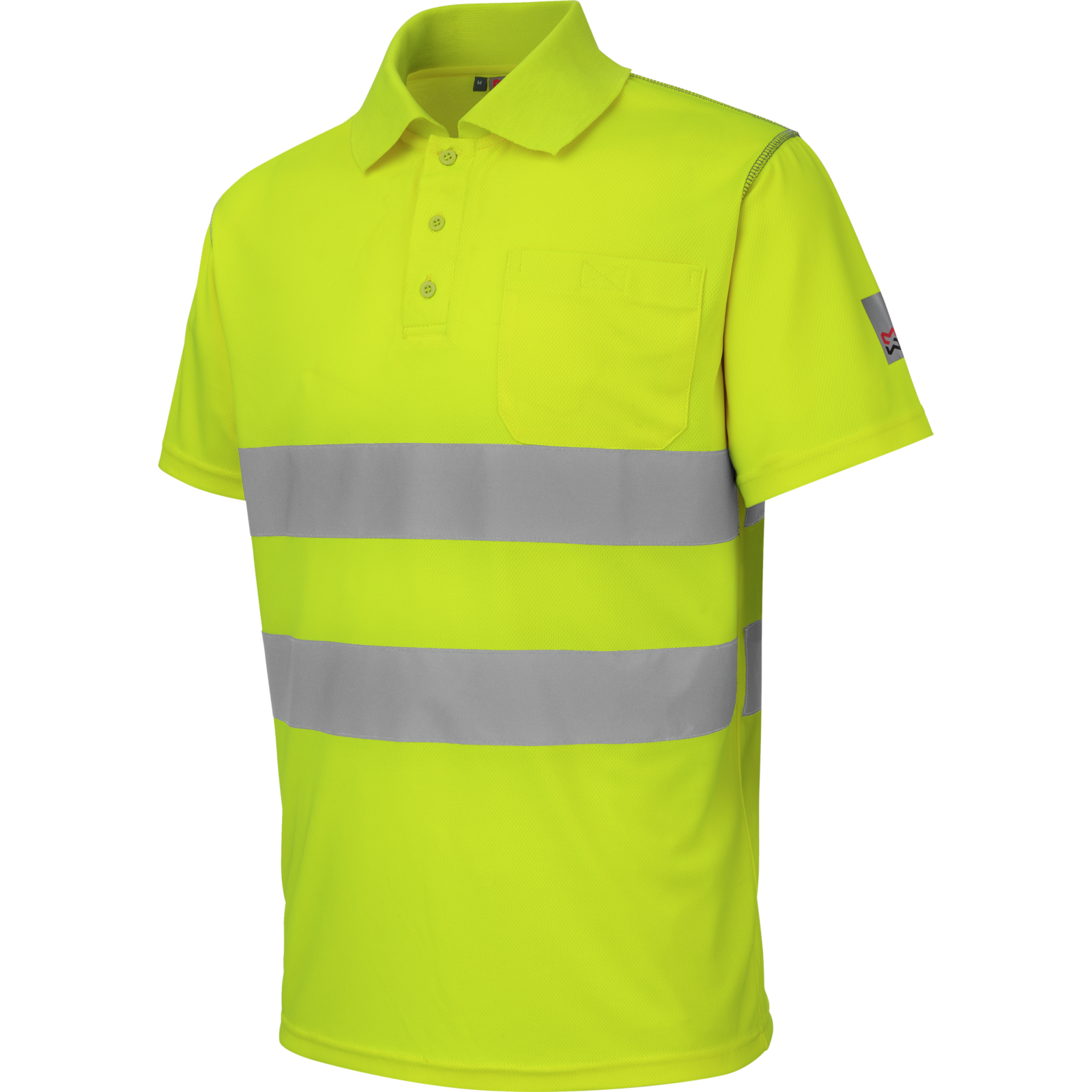 Polo de travail Würth MODYF haute-visibilité jaune