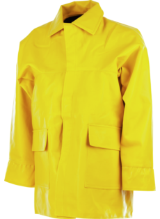 Winter Regenjacke Bau gelb