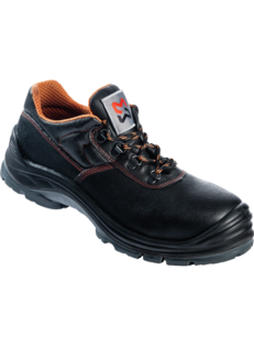 Scarpa lavoro con tomaia in pelle idrorepellente