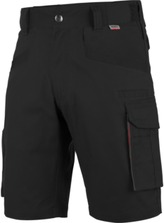 kurze Arbeitshose schwarz knielang Short Hose Bermuda Berufskleidung KFZ 