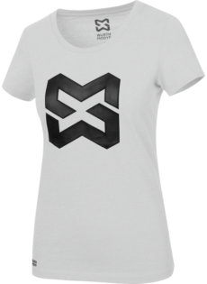 Arbeits T-Shirt Logo IV Damen hellgrau